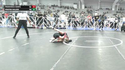 100 lbs Semifinal - Francesca Gusfa, THE U - HSG vs Kristen Walzer, Wrecking Crew Dream Crushers - HSG