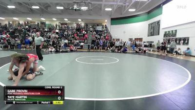 144 lbs Cons. Round 2 - Gabe Provin, Pool Nationals Wrestling Club vs Tate Martin, Pacific Wrestling