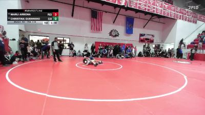 HS 115 lbs 2nd Place Match - Christina Guerrero, EISENHOWER vs Marli Arbona, PONCA CITY