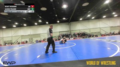 120 lbs Quarterfinal - Ryatt Rodden, LWA 14U vs Jaxon Felker, Northern Colorado 14U