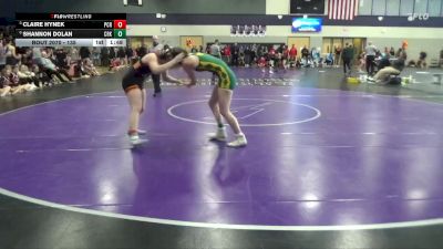 135 lbs Quarterfinal - Claire Hynek, Prairie, Cedar Rapids vs Shannon Dolan, Cedar Rapids Kennedy