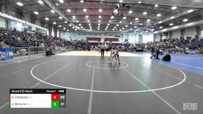 126 lbs Round 3 (3 Team) - John Bonura, Port Jefferson vs Gene Edwards, Central Valley Academy