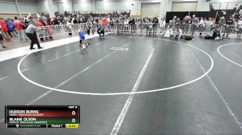 58 lbs Quarterfinal - Hudson Burns, Sebolt Wrestling Academy vs Blaine Olson, Pursuit Wrestling Minnesota