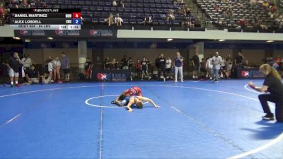 84 lbs 3rd Place Match - Daniel Martinez, Monster Garage Wrestling vs Alex Lobdell, Cowboy Wrestling Club