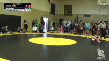 83 lbs Quarterfinal - Ari Sobaje, The Empire vs Angelo Cruz, Sutter Middle School