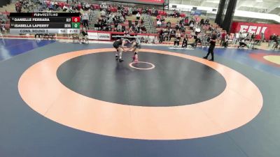 124 lbs Cons. Round 2 - Isabella LaPerry, Delaware Valley vs Danielle Ferrara, Alvernia