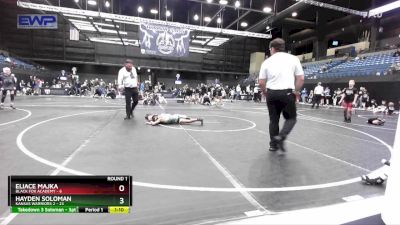 68 lbs Round 1 (10 Team) - Hayden Soloman, Kansas Warriors 2 vs Eliace Majka, Black Fox Academy