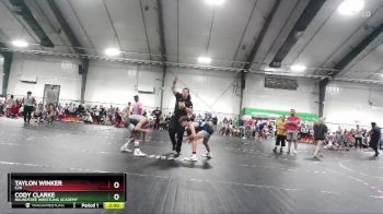 108 lbs Semifinal - Taylon Winker, C2x vs Cody Clarke, Roundtree Wrestling Academy