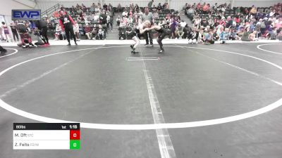 80 lbs Rr Rnd 3 - Mylz Oft, Sallisaw Takedown Club vs Zachariah Felts, Fort Gibson Youth Wrestling