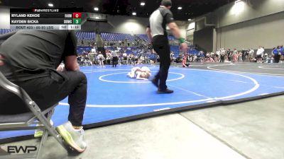 85-93 lbs Quarterfinal - Ryland Kehoe, Farmington vs Kayden Sicka, Southern Illinois Bulldog Wrestling Club