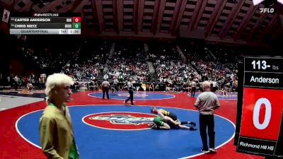 113-6A Quarterfinal - Carter Anderson, Richmond Hill HS vs Chris Metz, Buford HS