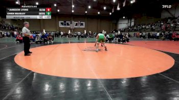 215 lbs Champ. Round 2 - Jameson Lyons, Belton vs Owen Beasley, Smithville