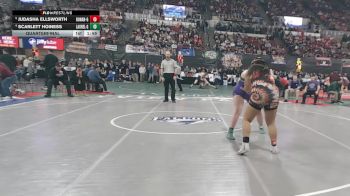 G - 235 lbs Quarterfinal - Judasha Ellsworth, Ronan (Girls) vs Scarlett Hoiness, Laurel (Girls)