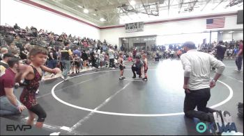 43 lbs Round Of 16 - Pacey Vanderslice, Perry Wrestling Academy vs Ashdon Cathey, Tonkawa Takedown Club