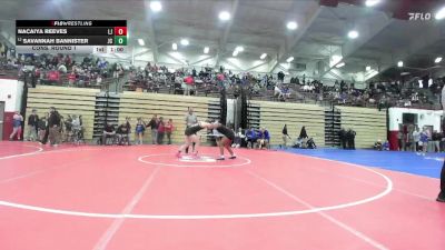 155 lbs Cons. Round 1 - Savannah Bannister, Jennings County vs Nacaiya Reeves, Lafayette Jeff