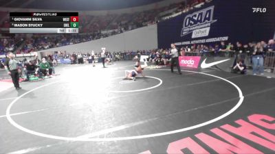 6A Boys 150 lbs Semifinal - Giovanni Silva, Westview Boys vs Mason Stucky, Sheldon Boys