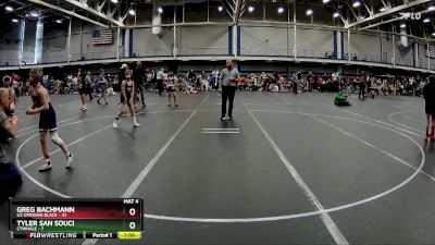 76 lbs Round 2 (10 Team) - Tyler San Souci, CTWHALE vs Greg Bachmann, U2 Uprising Black