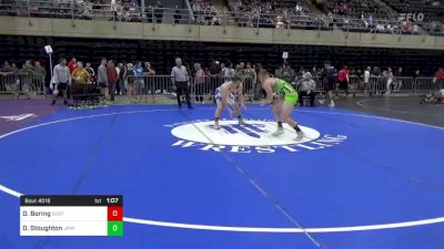 167 lbs Round Of 16 - Dan Boring, Scottdale, PA vs Dominic Stoughton, Jamison, PA