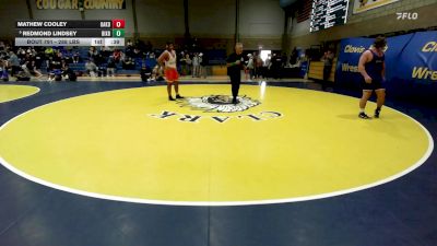 288 lbs Consi Of 8 #2 - Mathew Cooley, Oakdale vs Redmond Lindsey, Bixby (OK)