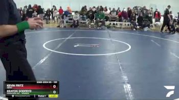 135 lbs Semifinal - Kevin Fritz, NBWC vs Keaton Godfryd, Marauder WC - Warren