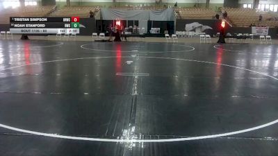 80 lbs Champ. Round 1 - Tristan Simpson, Big Red Wrestling Club vs Noah Stanford, Rabbit Wrestling Club