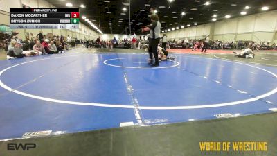 80 lbs Semifinal - Daxon McCarther, LWA 12U vs Bryson Zunich, Wyoming Underground