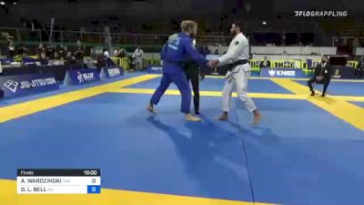 ADAM WARDZINSKI vs DOMINIQUE L. BELL 2022 European Jiu-Jitsu IBJJF Championship