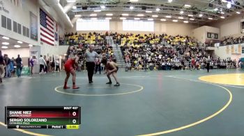 120 lbs Cons. Round 2 - Shane Niez, CANTON MCKINLEY vs Sergio Solorzano, CUYAHOGA FALLS