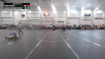 100 lbs Round 1 (8 Team) - Landon Lipscomb Wilson, Ohio Gold Black vs Derek Rogers, Contenders WA Green
