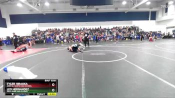 120 lbs Cons. Round 3 - Tyler Hiraoka, John W. North High School vs Leo Hernandez, Villa Park High School