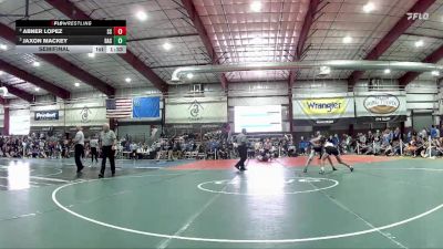 150 lbs Semifinal - Jaxon Mackey, Basic vs Abner Lopez, Spanish Springs