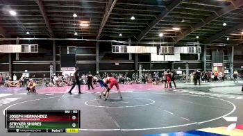 152 lbs Cons. Round 4 - Joseph Hernandez, Vail Wrestling Academy vs Stryker Shores, East Valley WC