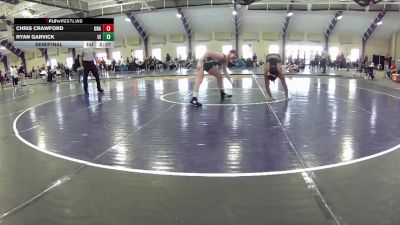 165 lbs Semifinal - Ryan Garvick, Unattached Indiana vs Chris Crawford, Unattached