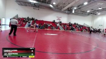 110 lbs Semifinal - Ciariah Lucero, Denver North vs Lily Armstrong, Arvada West