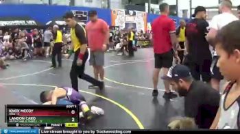 56 lbs Round 1 (6 Team) - Landon Caro, Untouchables Purple vs Knox McCoy, Ares