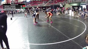 138 lbs 1st Place Match - Bethany Vazquez, Dorchester vs MacKenzie Vetter, Norfolk Jr Wrestling