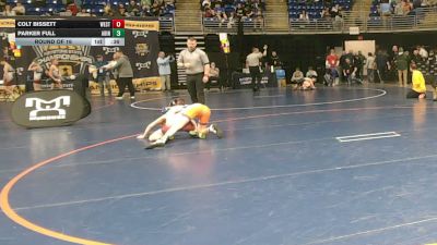 89 lbs Round Of 16 - Colt Bissett, West Greene vs Parker Full, Abington Heights