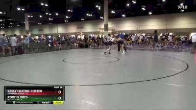 115 lbs Quarterfinals (8 Team) - Rory Flores, STL YELLOW vs Keely Heaton-Custer, Montana Silver