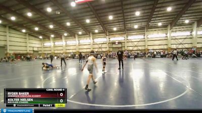 70 lbs Cons. Round 4 - Kolter Nielsen, Box Elder Stingers vs Ryder Baker, Sanderson Wrestling Academy