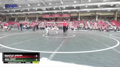 64 lbs 3rd Place Match - Brantley Wisdom, Caney Valley vs Reed Terry, Thunderbird Wrestling Club