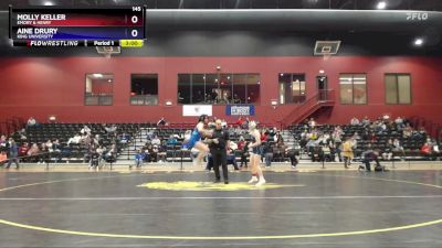 145 lbs Semifinal - Aine Drury, King University vs Molly Keller, Emory & Henry