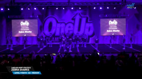Carolina Spirit Athletics - Zebra Sharks [2025 L1 Youth - D2 - Medium Day 1] 2025 One Up Grand Nationals