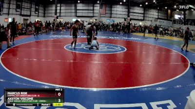 70 lbs Round 4 (6 Team) - Marcus Risk, CAPITAL CITY WRESTLING CLUB vs Axston Viscome, GREAT BRIDGE WRESTLING CLUB - GREEN