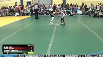 50 lbs Cons. Round 2 - Maverick Lembke, Westfield Razorbacks Wrestling vs Enzo Ruth, Braham Warriors
