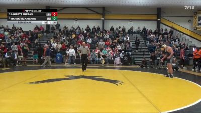 165 lbs Semifinal - Barrett Mieras, Linn-Mar vs Marek McNamara, Xavier, Cedar Rapids