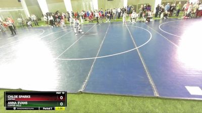 110 lbs Cons. Round 1 - Chloe Sparks, Uintah vs Anna Evans, Copper Hills