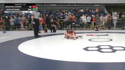 62 lbs Cons. Quarters - Sebastian Cooper, Rabbit Wrestling Club vs Duke Bittinger, Michigan Revolution Wrestling Club