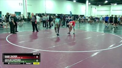 190 lbs Round 4 (8 Team) - Kemuri Safford, Head Hunters Wrestling Club vs Gage Yackee, Foxfire Wrestling Club