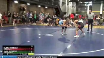 106 lbs Round 5 (6 Team) - Avery Martinez, Texas Black vs Maya Humlicek, FEWTeamIowa