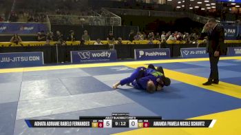 Amanda Pamela Nicole Schurtz vs Aghata Adriane Rabelo Fernandes 2026 Pan Jiu Jitsu IBJJF Championship